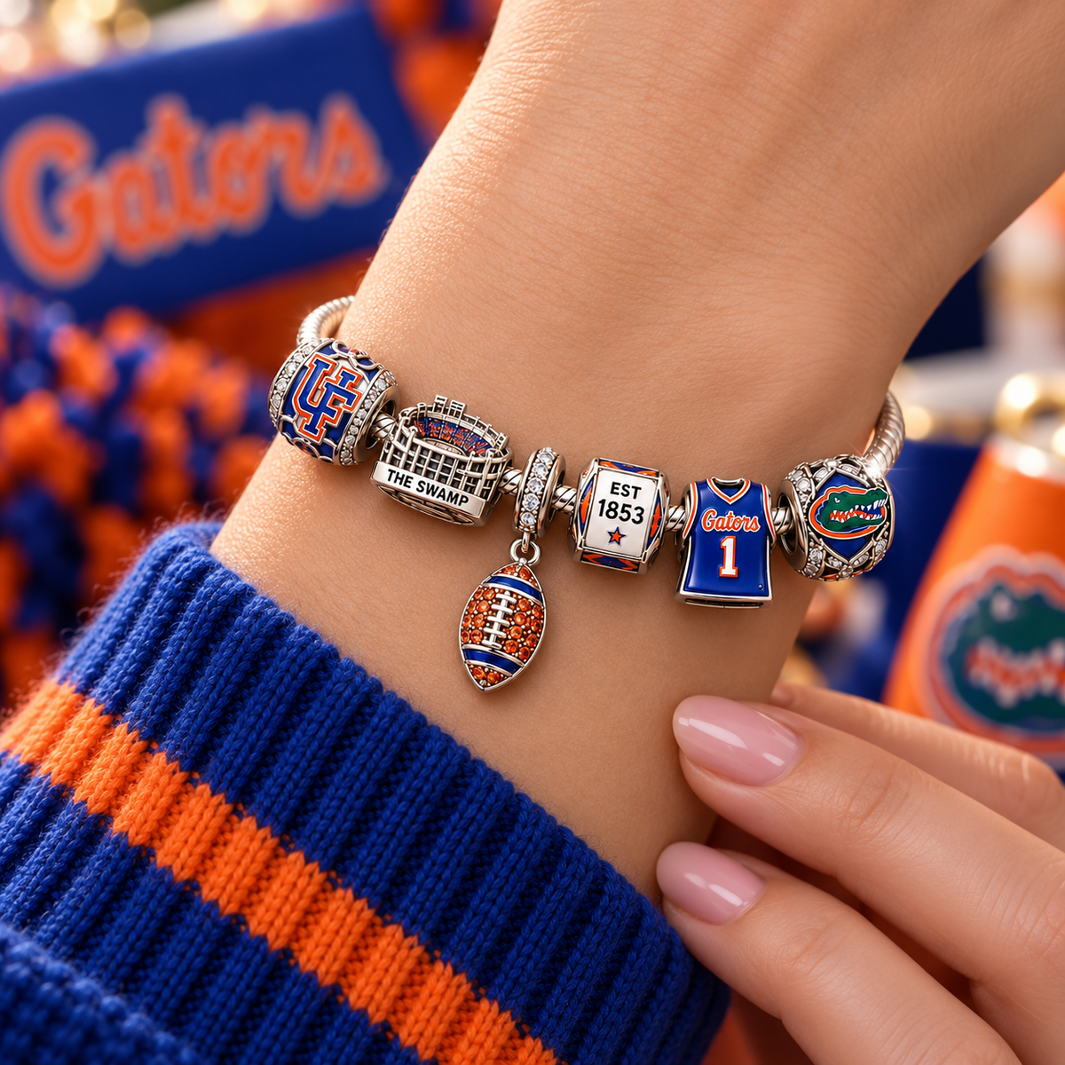 FGT Silver Charm Bracelet Set VTH