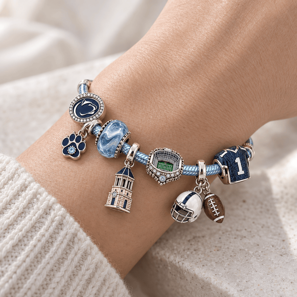 PSNL Silver Charm Bracelet Set PTKL