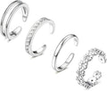 14K Gold Filled Toe Rings for Women Non Tarnish Open Toe Rings Adjustable Summer Beach Foot Jewelry
